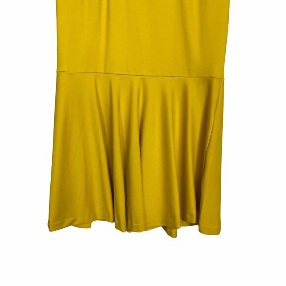 gb X Amanda Uprichard Fit&Flare Dress Mustard 1X - Picture 3 of 7